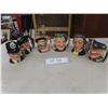 Image 1 : Six Doulton Toby Mugs, Robin Hood, Lobster Man, etc. 