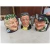 Image 3 : Six Doulton Toby Mugs, Robin Hood, Lobster Man, etc. 