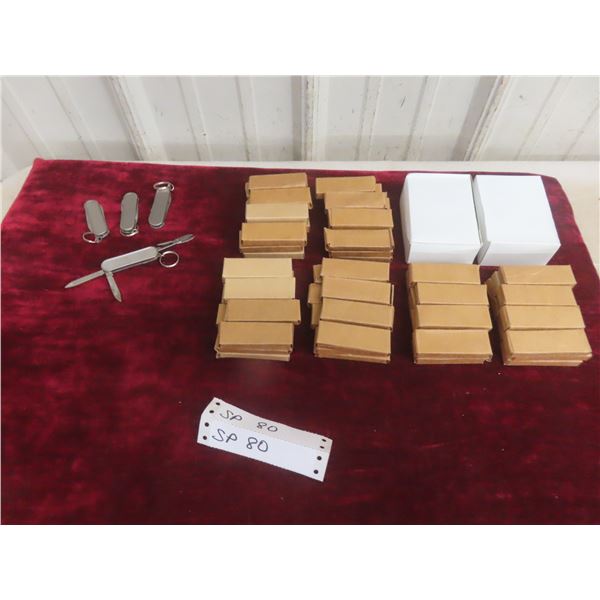 One Hundred New Stainless Pocket Knives