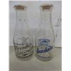 Image 8 : Eight Vintage Milk Bottles (Piggly Wiggly Brandon MB and Others)