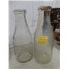Image 2 : Ten Old Milk Bottles (St. Andrews, Crescent Cream Top, Etc.)