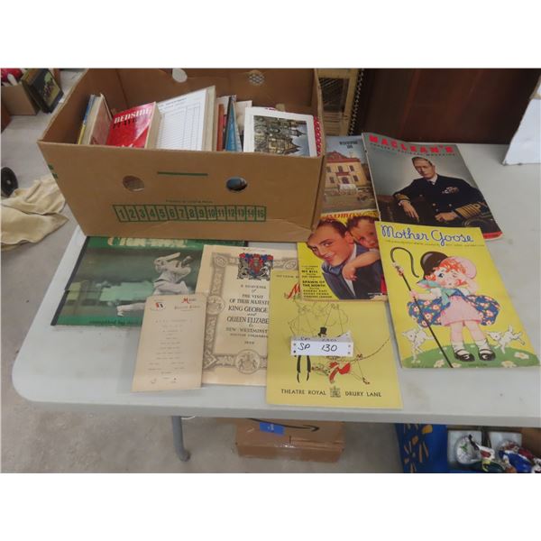 Large Variety of Vintage Books, Magazines, Ephemera, and More