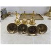 Image 10 : Brass Items: Candlestick, Tray, Eagle, Change Tray, Bells, and More