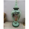 Image 9 : Porcelain Vase with Cap; Praying Child Figure; Barometer; Temp/Humidity Instrument; Wooden Butterfl