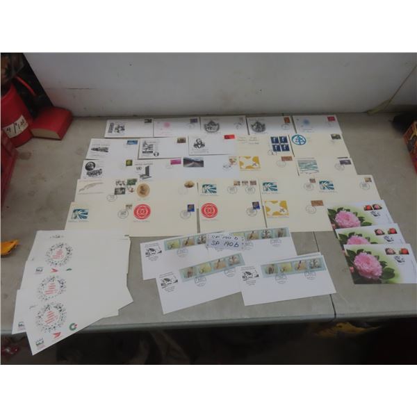 Forty-Seven First Day Issue & Anniversary Envelopes (Mostly BC)