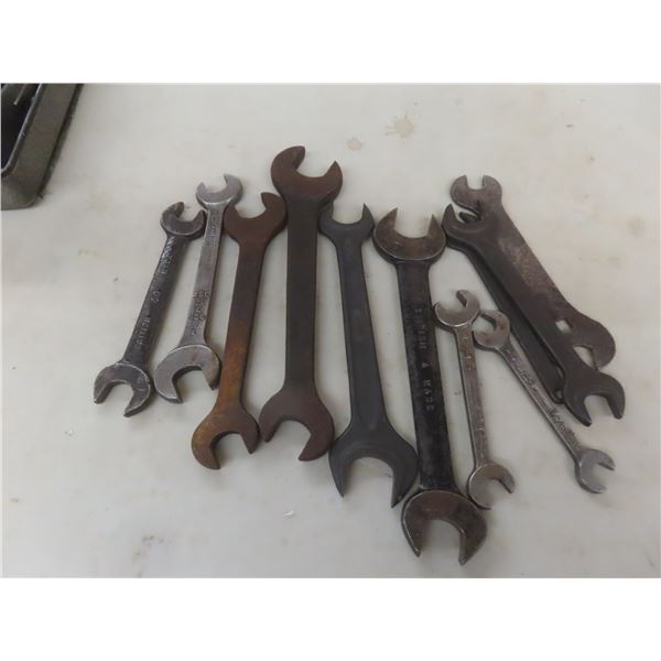 Eleven Vintage British-Made Wrenches (Shelley BSF, Etc.)