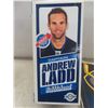 Image 7 : Winnipeg Jets Lot Including Connor Hellebuyck Bobblehead and Program, Large Felt Pennant, Andrew