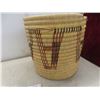 Image 3 : Large First Nations Hand-Woven Basket, 17" Tall × 17" Diameter, Excellent Condition