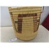 Image 4 : Large First Nations Hand-Woven Basket, 17" Tall × 17" Diameter, Excellent Condition