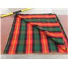 Image 5 : Vintage 100% Wool Plaid Throw Blanket (Plessisville, Quebec)