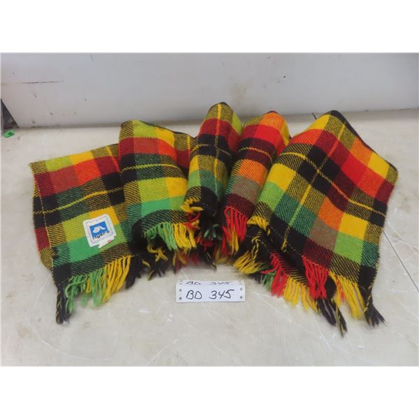 Vintage Tartan Plaid Wool Throw Blanket by Ayers Canada