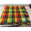 Image 4 : Vintage Tartan Plaid Wool Throw Blanket by Ayers Canada