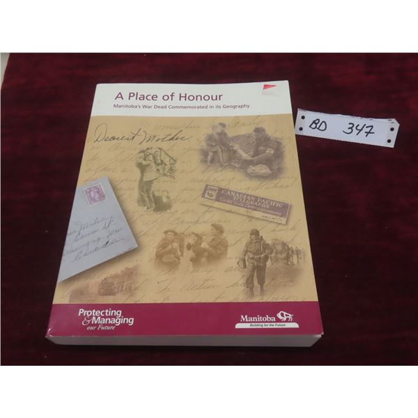 Vintage WWI & WWII Manitoba War Dead History Book with Illustrated Soldier List and Biographies