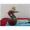 Image 7 : Vintage Cast Iron Mechanical Coin Bank “Fisherman – The One That Got Away,” Working Condition
