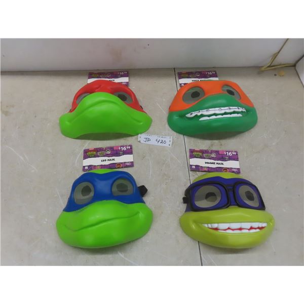 Four TMNT Mugs with Tags