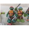 Image 2 : Over 25 TMNT Figures (Various Sizes), Pez Dispensers, Weapons, and Collector Cards