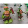 Image 3 : Over 25 TMNT Figures (Various Sizes), Pez Dispensers, Weapons, and Collector Cards
