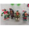 Image 6 : Over 25 TMNT Figures (Various Sizes), Pez Dispensers, Weapons, and Collector Cards