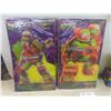 Image 6 : TMNT Two-Pack (Leonardo & Raphael) and Four Foam Wall Decorations in Original Packaging