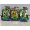 Image 1 : Three “Rise of the TMNT” Figures in Original Packaging