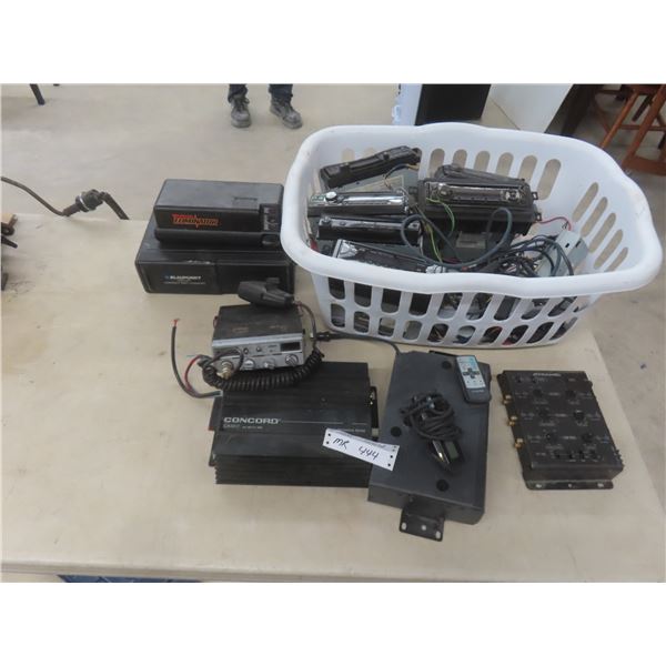 MotoMaster Eliminator, Blaupunkt CD Changer, Various Auto Stereos (Panasonic, JVC, Alpine), CB