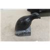Image 3 : Vintage Soapstone Carving by Noted Inuit Artist Levi Qumaluk; Signed and Stickered