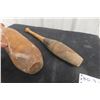 Image 2 : Two Antique Wood Circus Juggling Pins / Indian Clubs