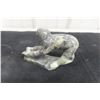 Image 4 : Vintage Soapstone Carving by Noted Inuit Artist Charlie Sheeguapik, 5" x 3.5", Signed