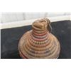 Image 3 : Antique Indigenous Hand-Woven Lidded Basket, 7" Tall
