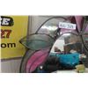 Image 3 : Vintage Handmade Stained Glass Mirror, Art Nouveau, 22" x 20"