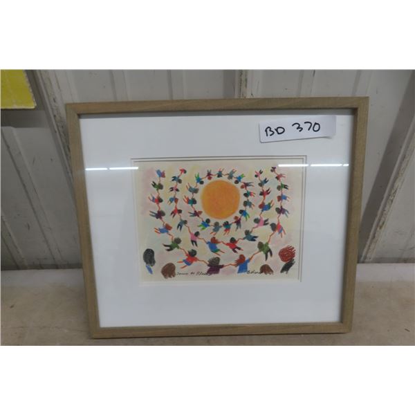 Original Drawing by Real Berard for National Film Board of Canada Film 'Jours de Plaine'