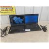 Image 1 : Two Laptops: Toshiba and Lenovo ThinkPad with Power Cords; Both Power Up