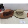 Image 2 : Three Hats: Leather, African Fulani & Canvas