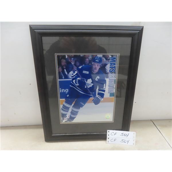Framed Mats Sundin Toronto Maple Leafs Photo 16x13