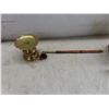 Image 4 : Shelf Décor: Brass Candle Holder, Candle Snuffer