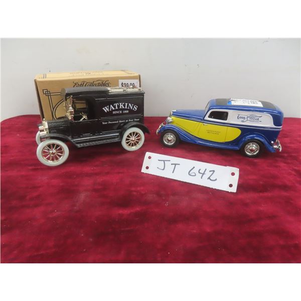 Ertl Collectibles: Ford Model T Die Cast Metal Vehicle & Goodyear Sedan Delivery 1/25 Scale