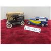 Image 1 : Ertl Collectibles: Ford Model T Die Cast Metal Vehicle & Goodyear Sedan Delivery 1/25 Scale
