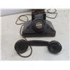 Image 3 : Vintage Non-Dial Desk Phone Set with Separate Wooden Magneto Subset
