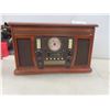Image 1 : Vintage Style AM/FM Tape/CD & Record Player