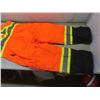 Image 9 : High Visibility Safety Jacket Size Med & Pants Size Large
