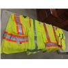 Image 1 : 6 High Visibility Safety Vests/T-Shirts Size XL-2XL