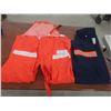 Image 1 : Work Pants With Tag Size 36/32 & Water-Resistance Bibbed Safety Pants Size L