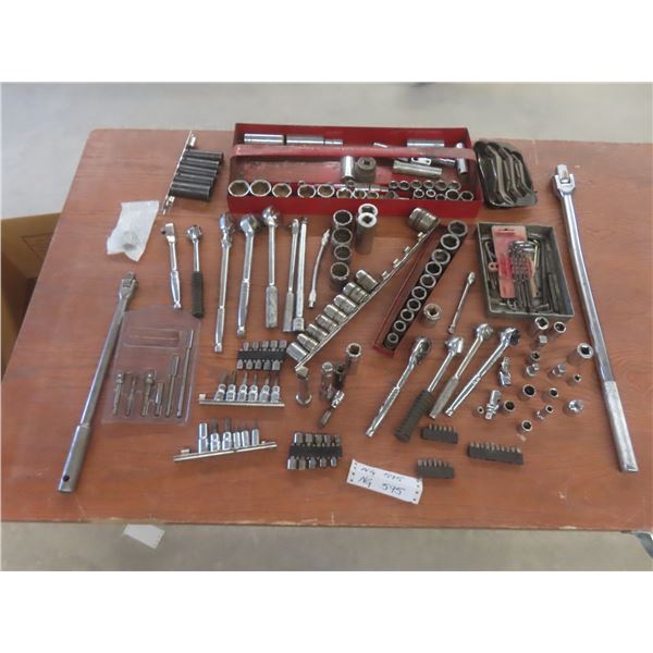 Ratchets: 1/4", 3/8" and 1/2" Drive; Sockets Metric & SAE; Extensions; Allen Key +