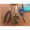 Image 10 : Hand Tools: Tin Snips, Makita Drill Bits, Grease Fitting Adapters, Feeler Gauge, Pliers