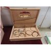 Image 11 : 2 Jewelry Boxes with Fashion Jewelry: Beads, Bracelets, Brooches, Cuff Links, Tie Clips