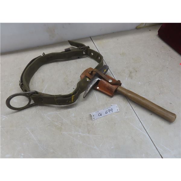 Prospectors Belt & Rock Hammer