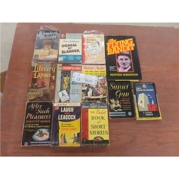 12 Novels: Sherlock Holmes, Laugh with Leacock & More