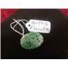 Image 3 : Carved Jadite Stone, Flower 2.93 Grams