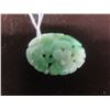 Image 4 : Carved Jadite Stone, Flower 2.93 Grams