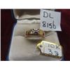 Image 1 : 10K Gold and Diamond Ring, Size 11, Total Weight 3g